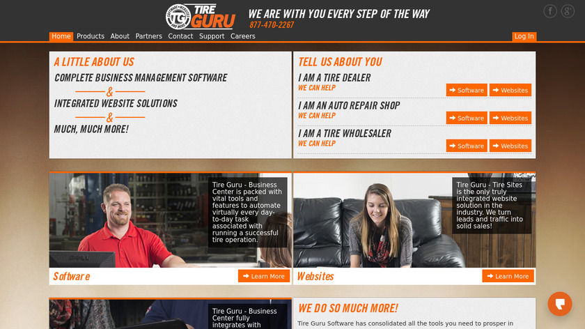Tire Guru Landing Page
