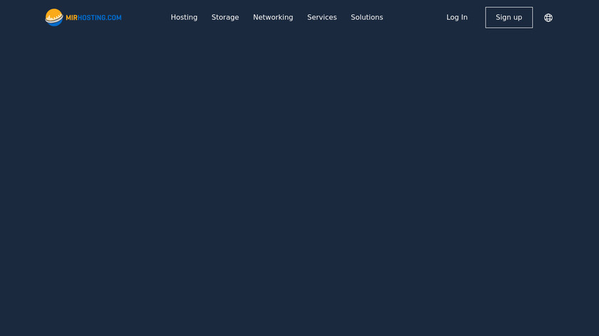 MIRhosting Landing Page