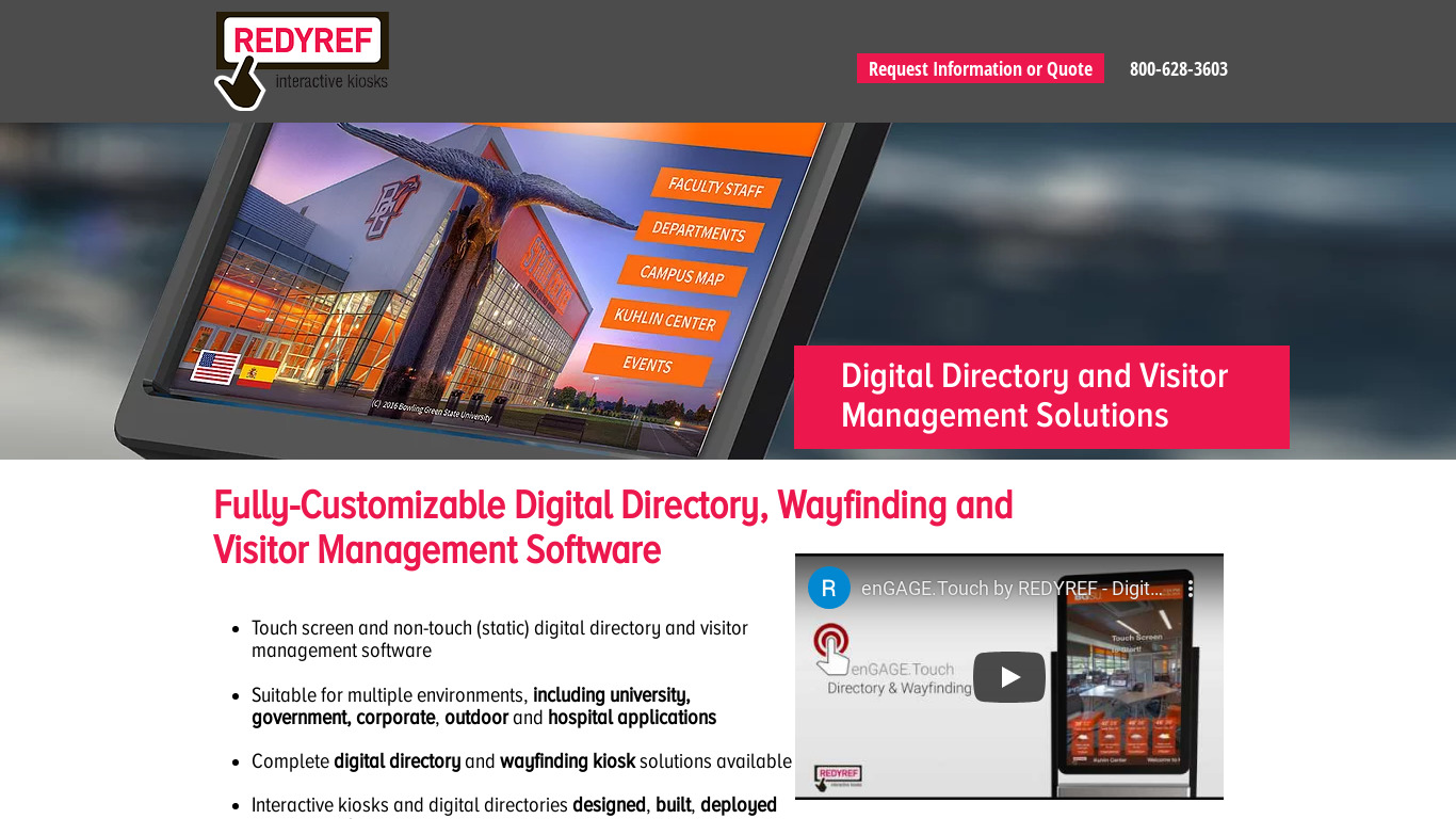 REDYREF Landing page