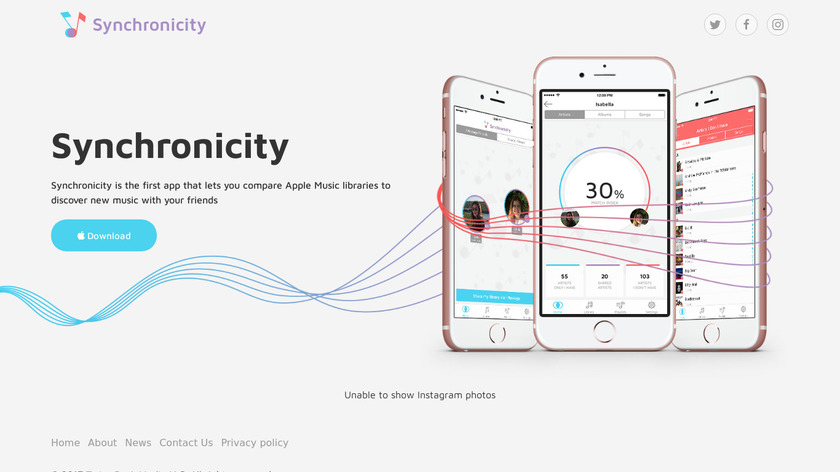 Synchronicity Landing Page