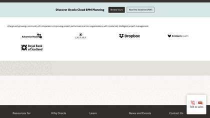 Oracle Planning and Budgeting Cloud image