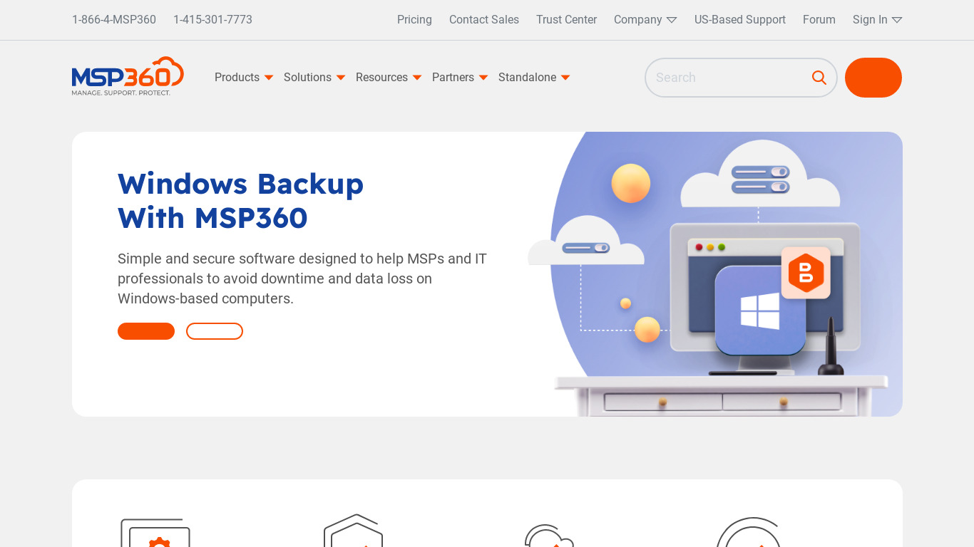 CloudBerry Lab Landing page