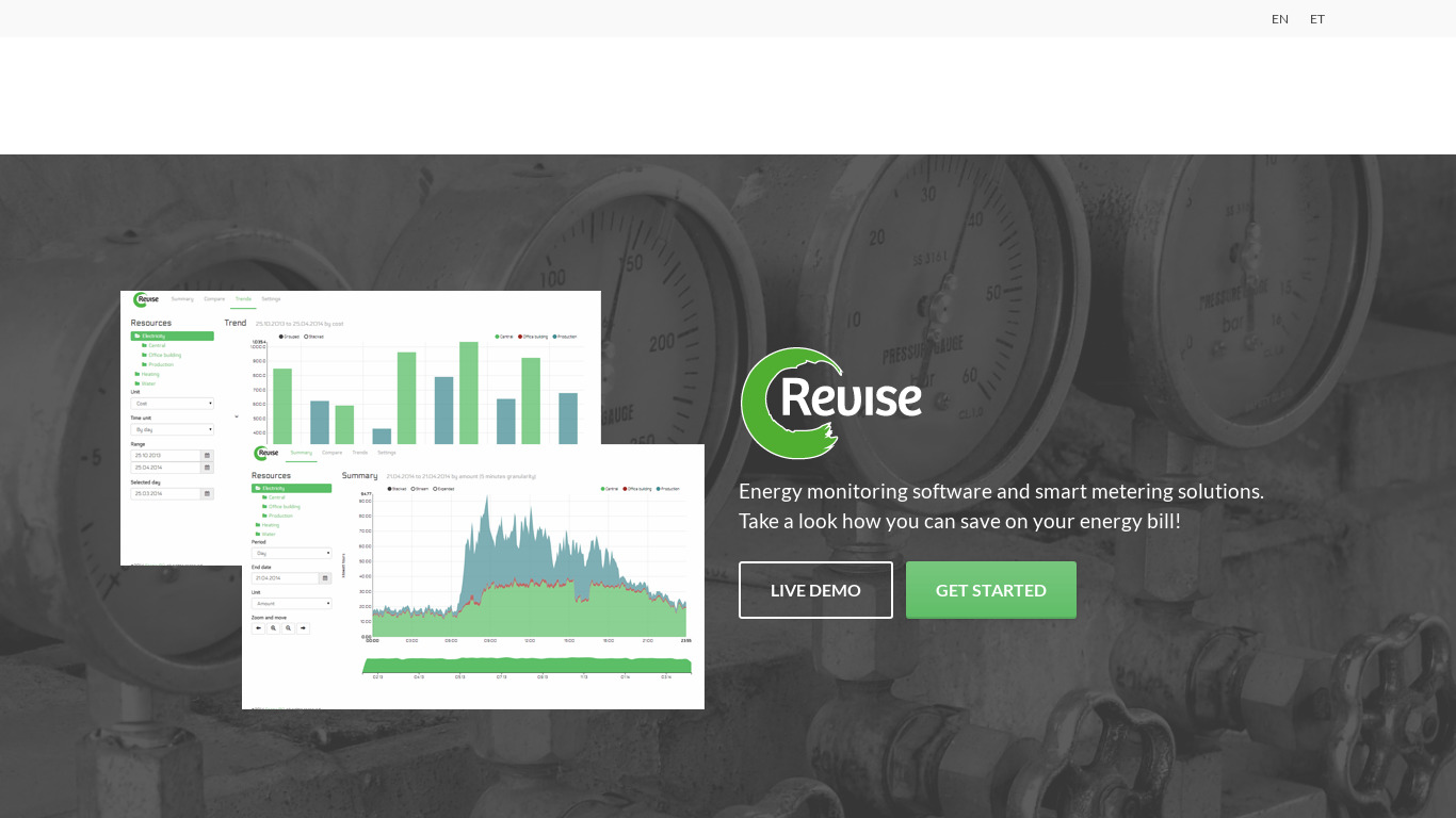 Revise Landing page