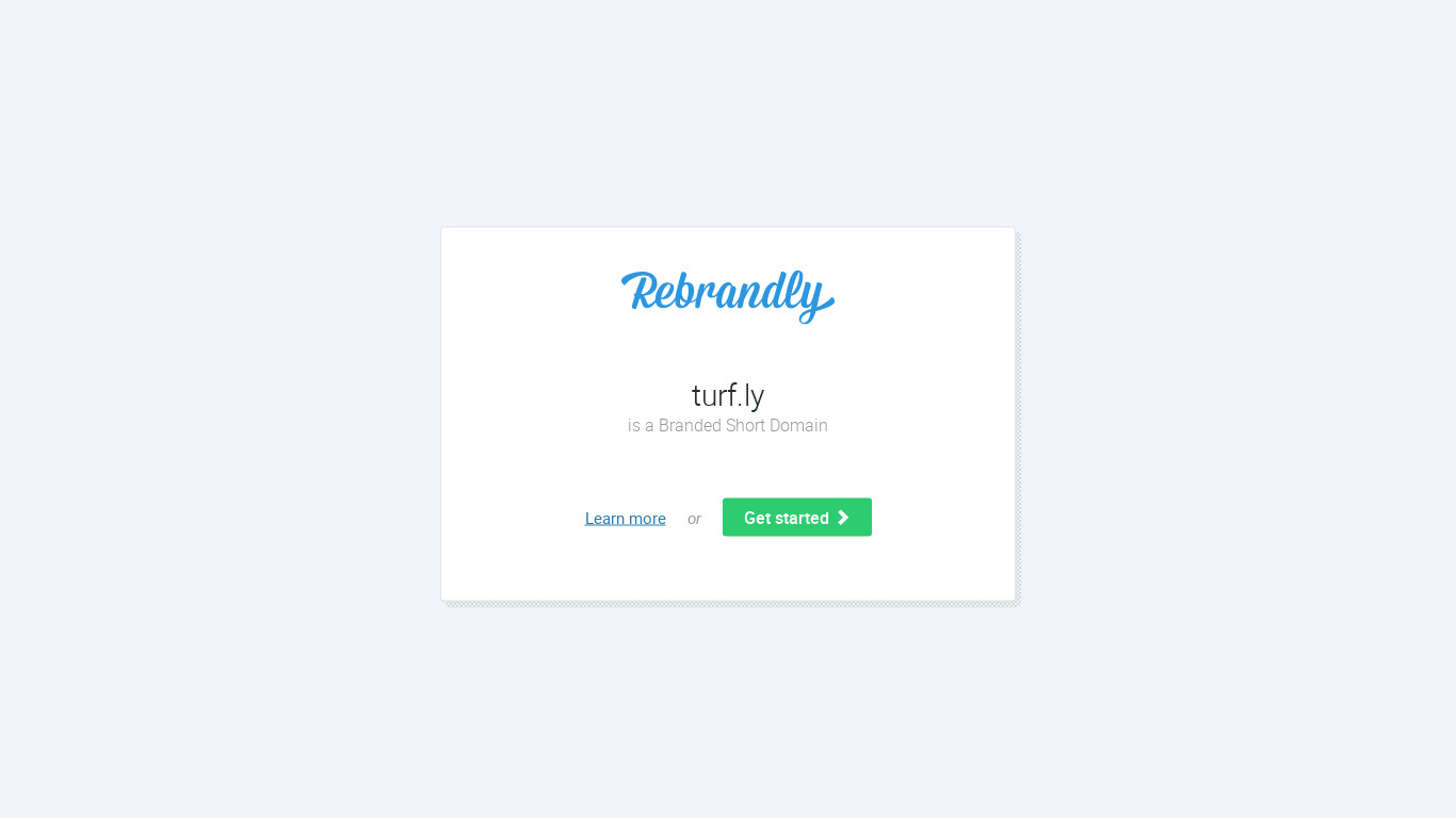 Turfly Landing page
