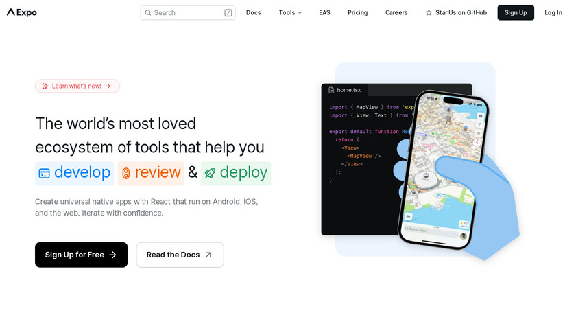 Expo.dev Landing Page