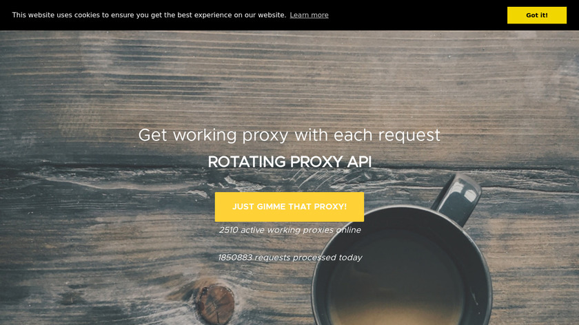 Gimmie Proxy Landing Page