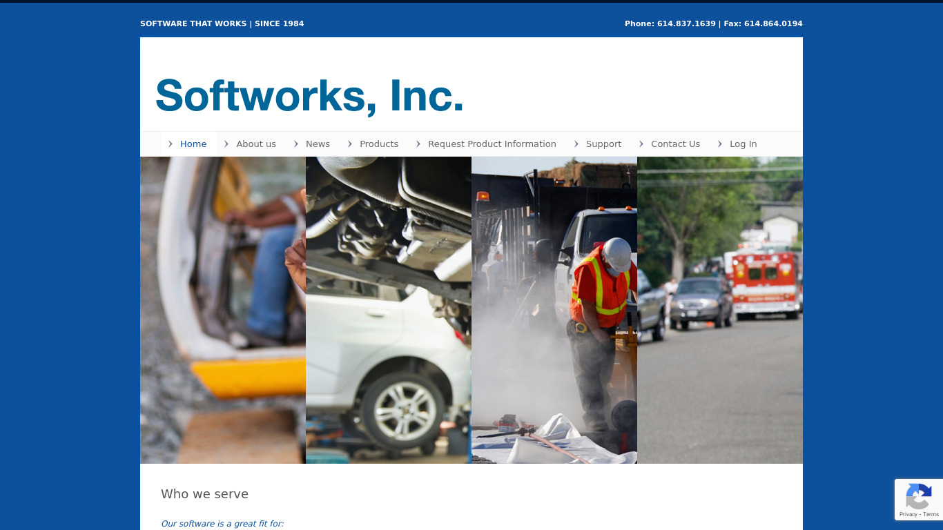 Softworks.org Landing page