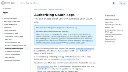 GitHub OAuth image