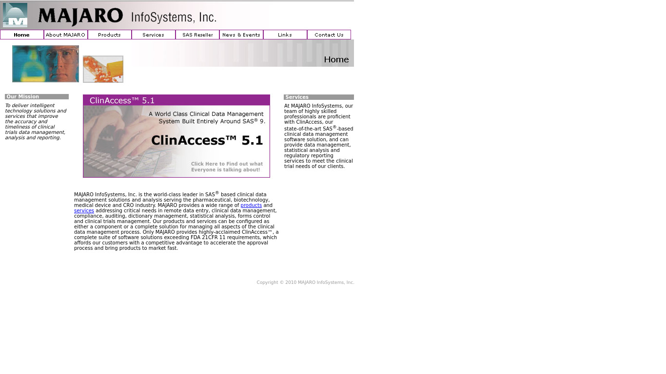 ClinAccess Landing page