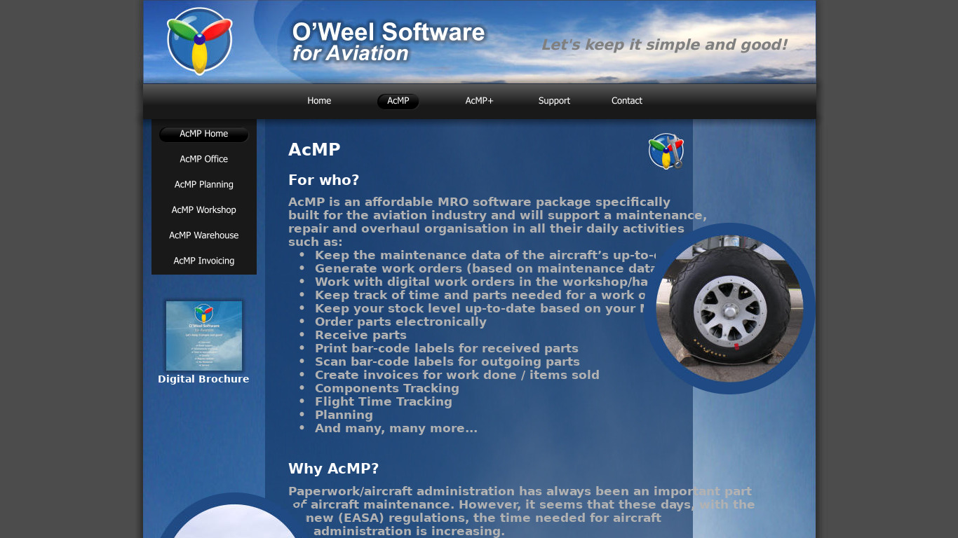 AcMP Landing page