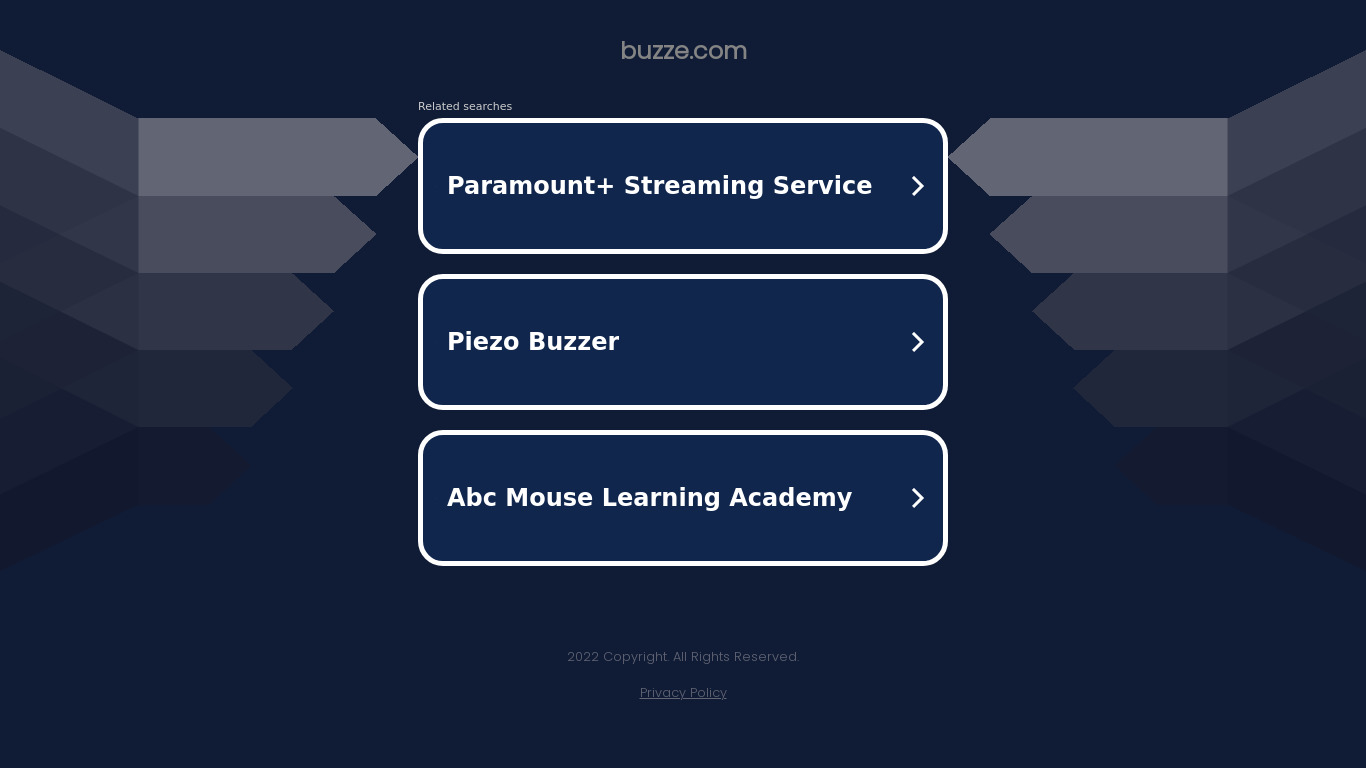 BuzzE Social Networking Landing page