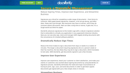 DocVerify Electronic Signature image