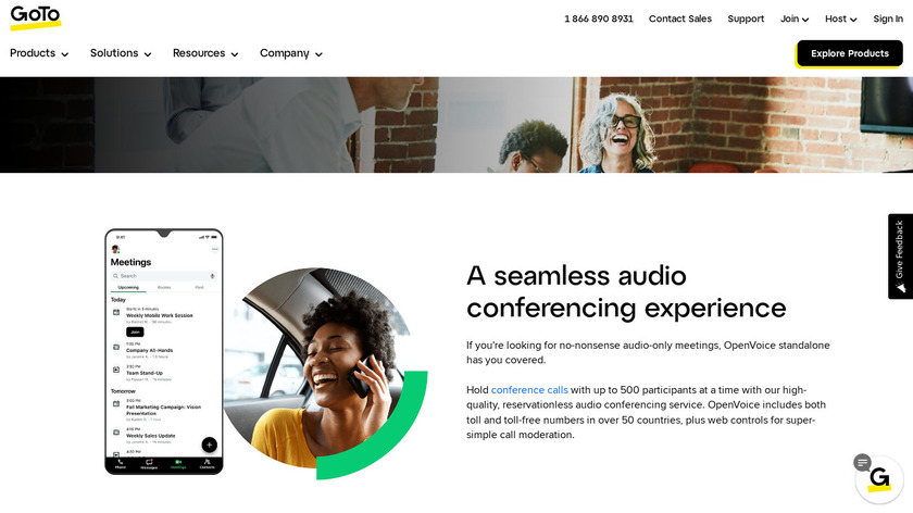 OpenVoice Landing Page