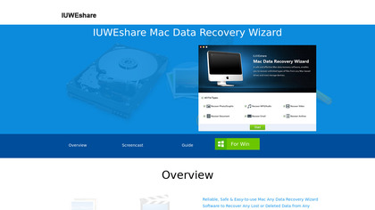 IUWEshare Mac Data Recovery Wizard image