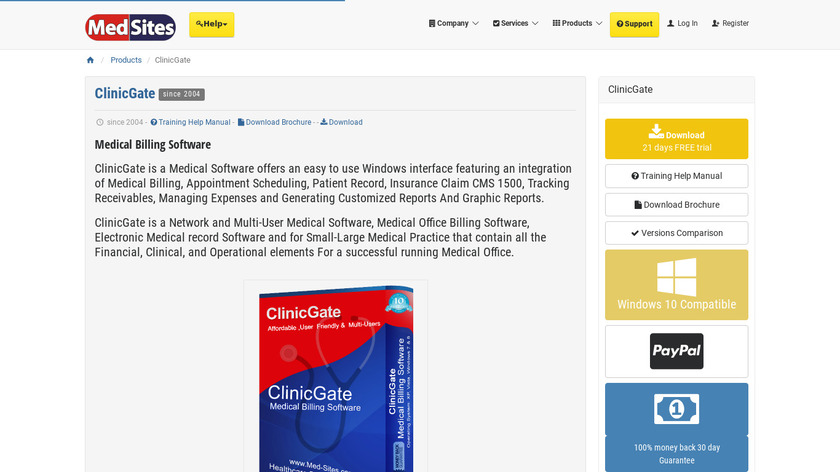 ClinicGate Landing Page