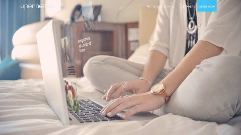 Opennemas Landing Page