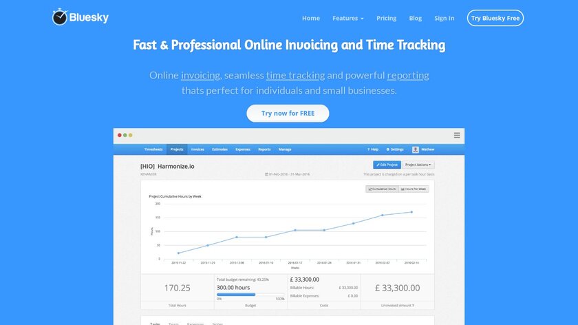 Bluesky App Landing Page