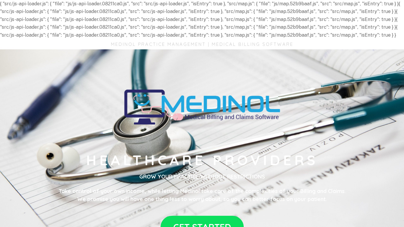 Medinol Landing page