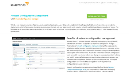 SolarWinds Network Configuration Manager image
