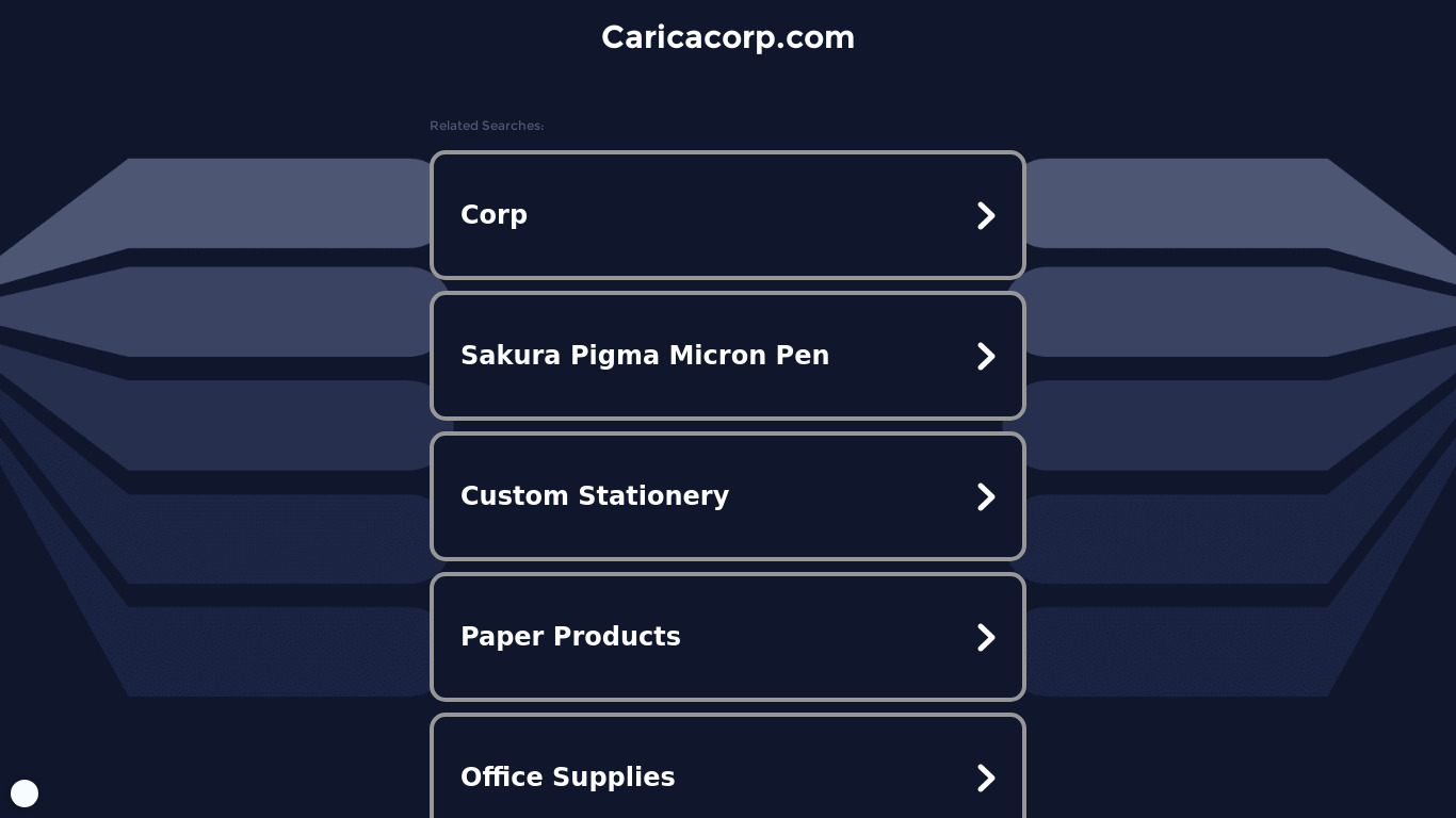 Carica Landing page