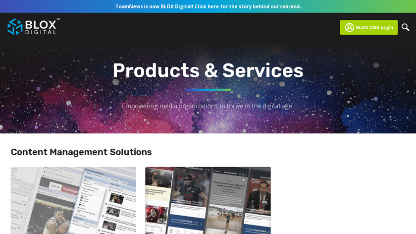 BLOX CMS Landing Page