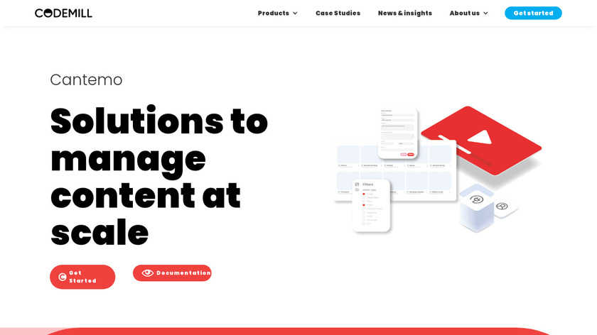 Cantemo Portal Landing Page