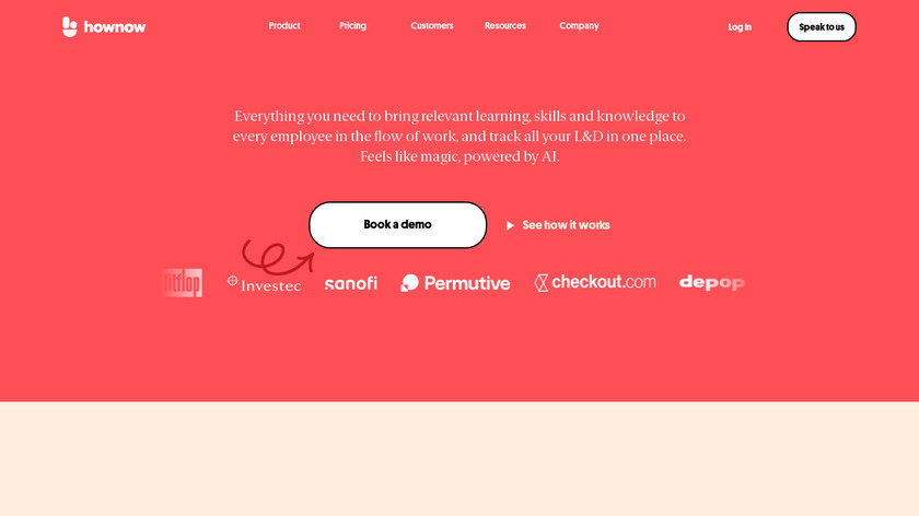 HowNow Landing Page