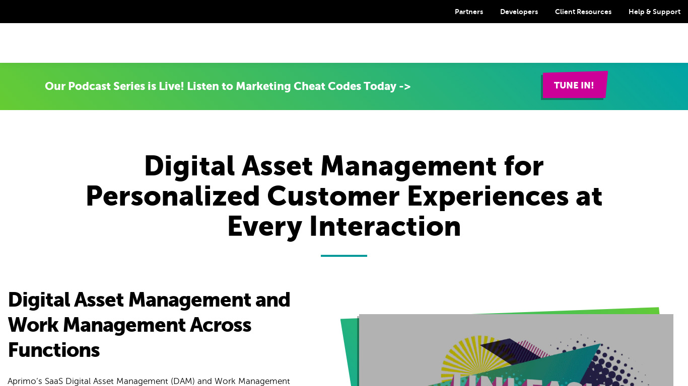 ADAM Digital Asset Management Landing page