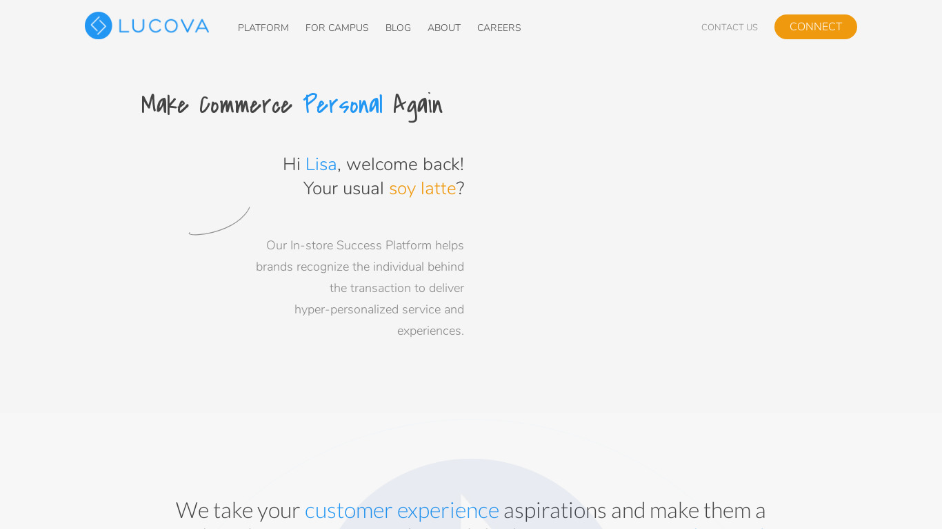 FIIT Point of Experience Landing page