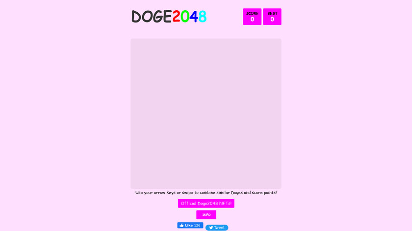Doge 2048 Landing Page