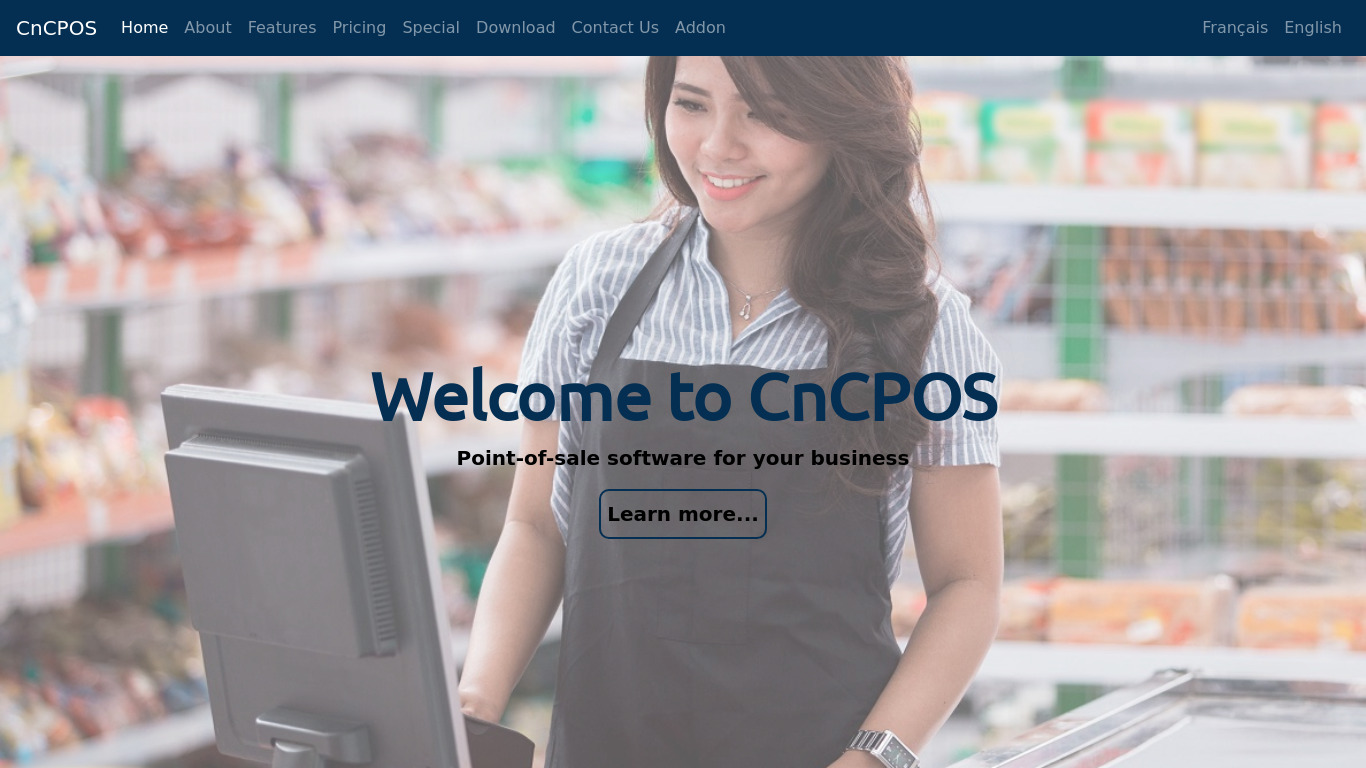 CnCPOS Landing page