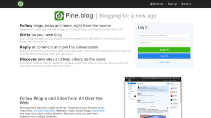 Pine.blog image