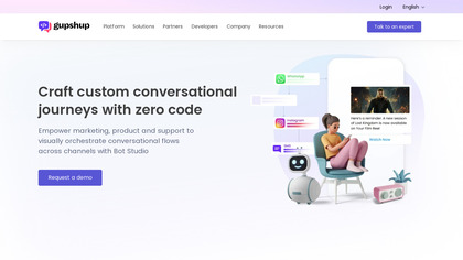 Gupshup Template Bot Builder image