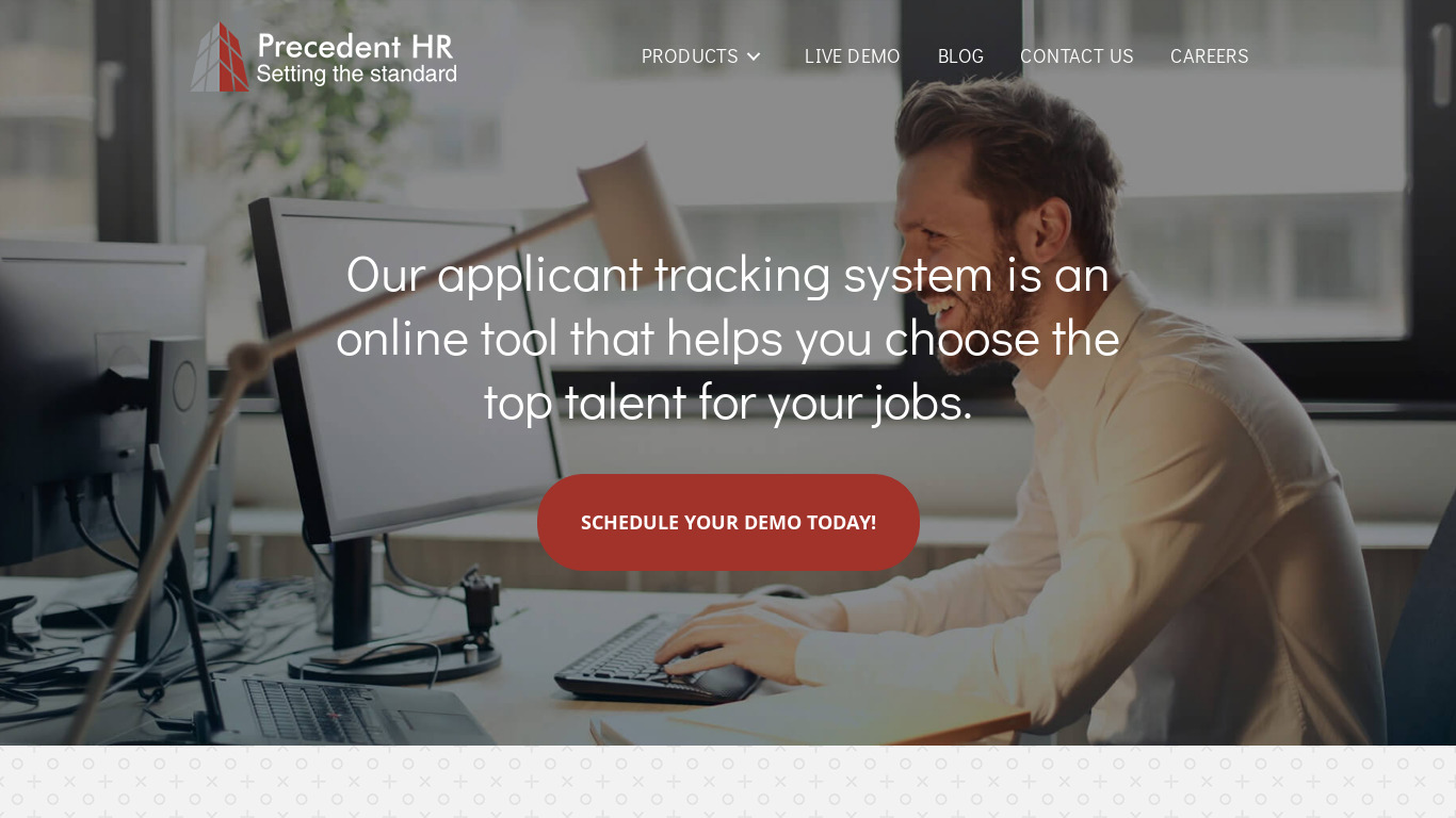 Precendent HR Landing page