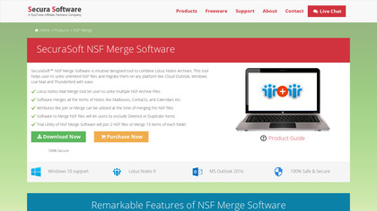 SecuraSoft NSF Merge image