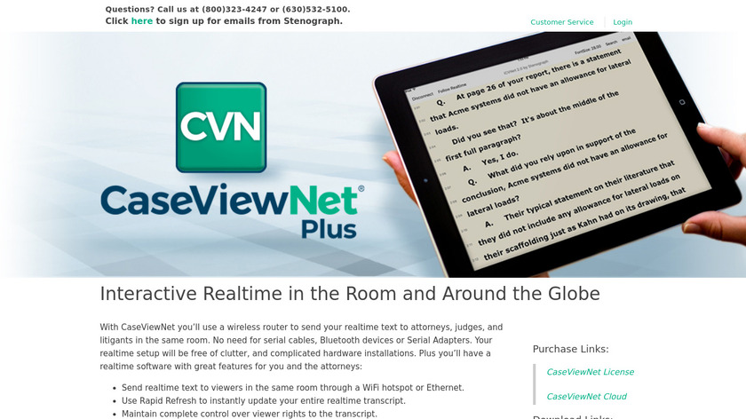 Caseviewnet Landing Page