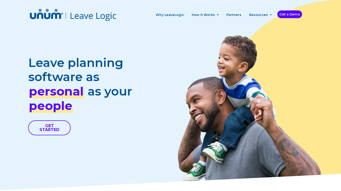 LeaveLogic Landing page