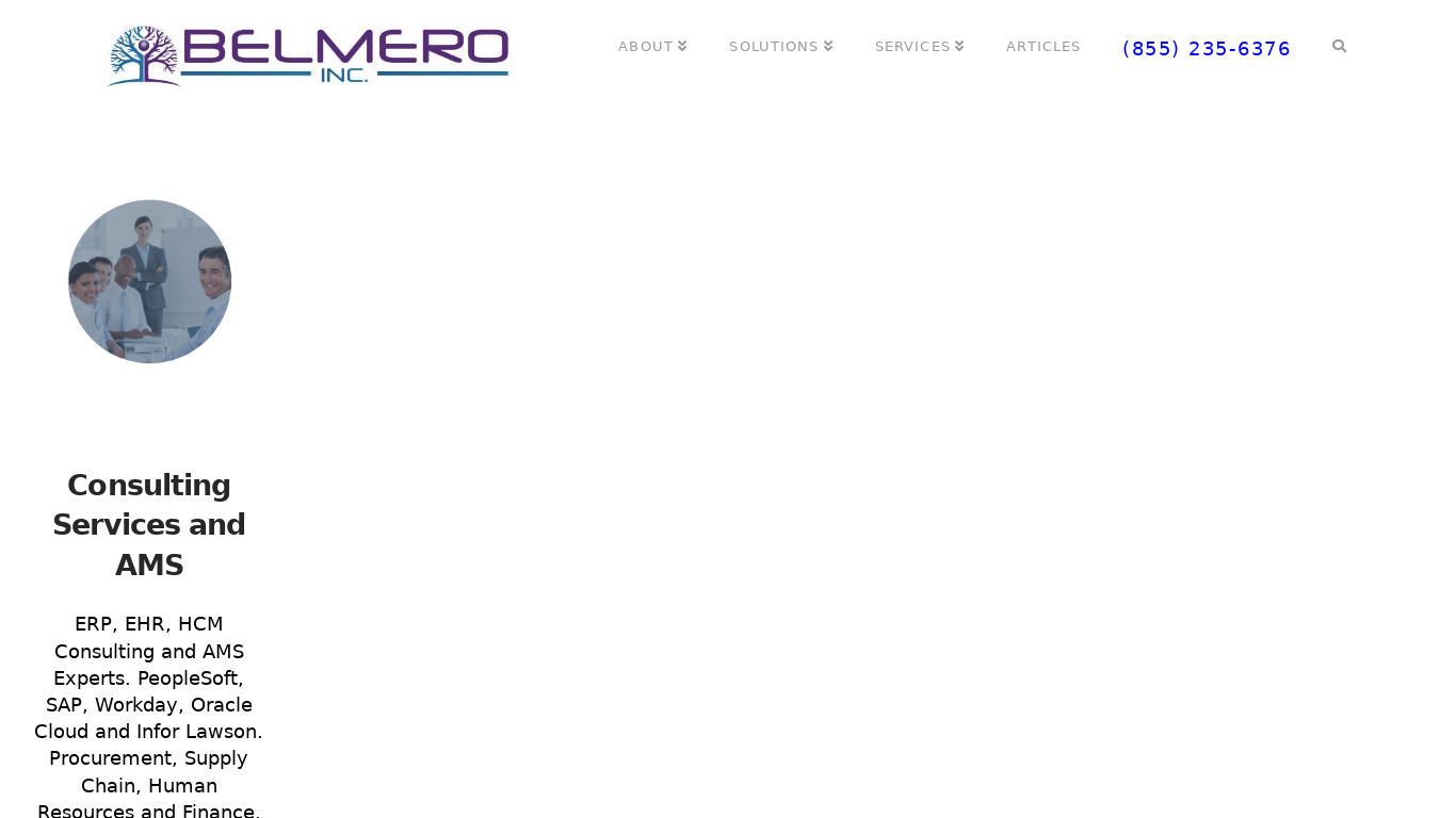 Belmero Inc. Landing page