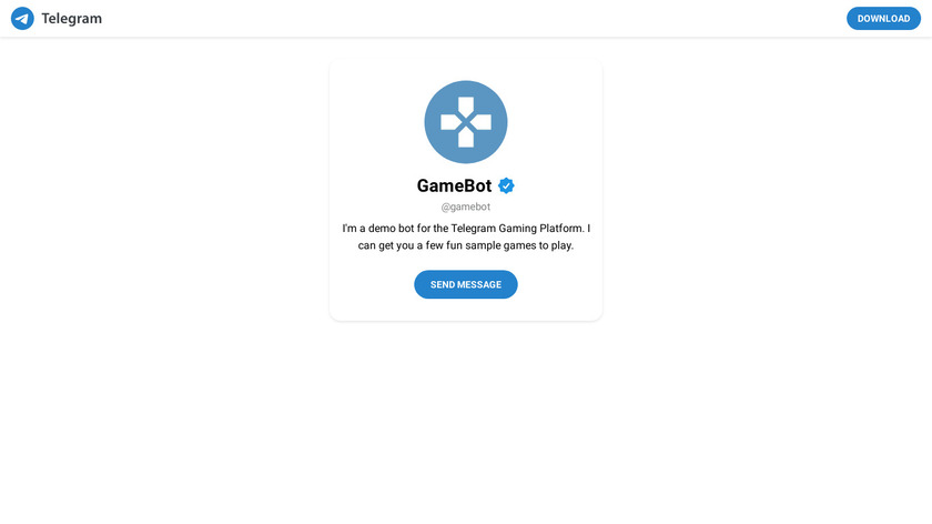 GameBot Landing Page