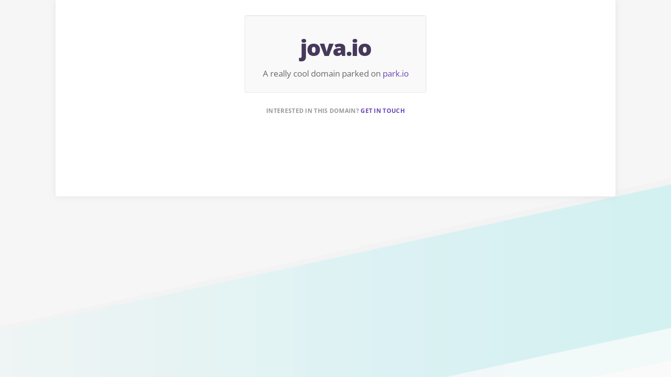 Jova Landing page
