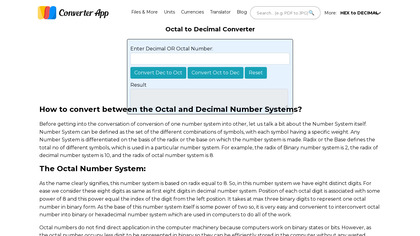 Octal 2 Decimal image