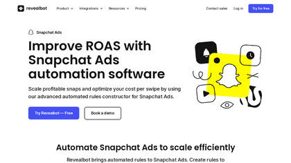Snapchat Ads Automation by Revealbot image