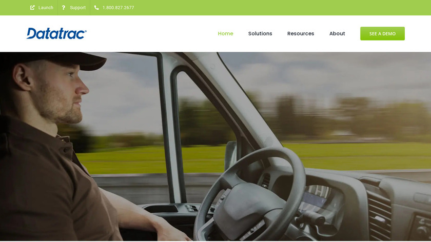 Datatrac Web Landing Page