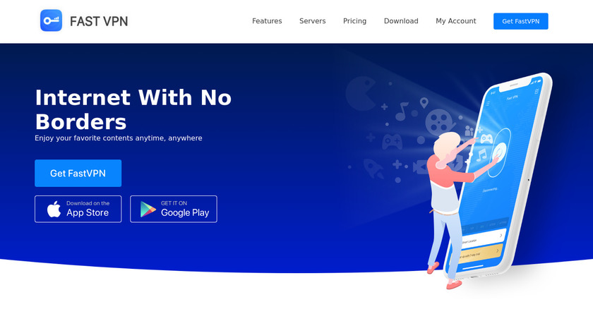 Fast VPN Landing Page