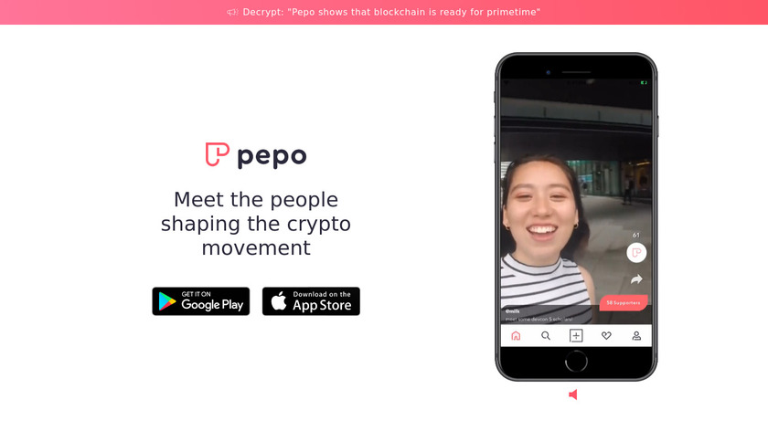 Pepo Conversations Landing Page