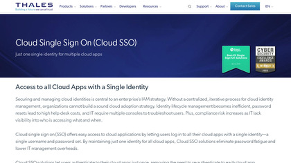 Gemalto Cloud SSO image