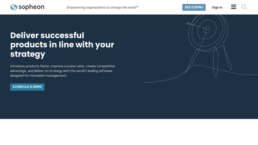 Sopheon Accolade Landing Page