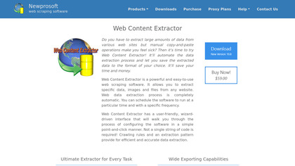 Web Content Extractor image
