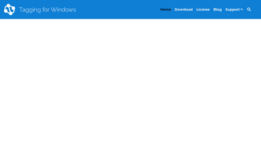 Tagging for Windows Landing Page