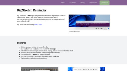 Big Stretch Reminder image
